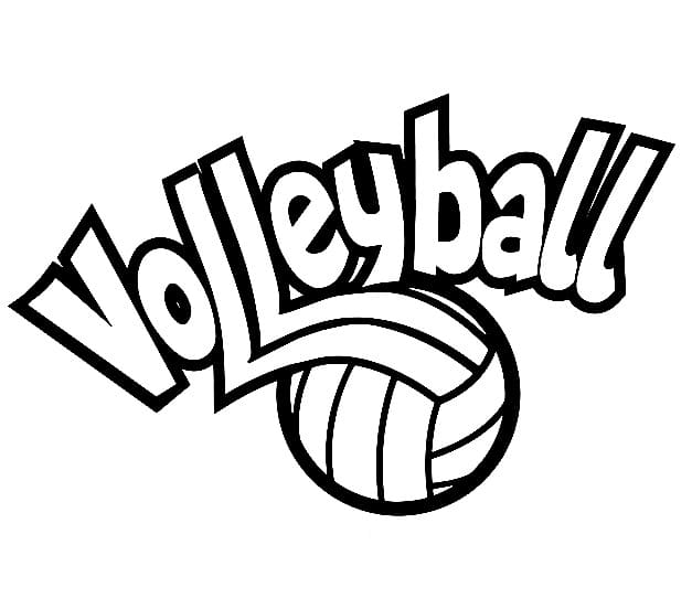 Printable Volleyball coloring page - Download, Print or Color Online ...