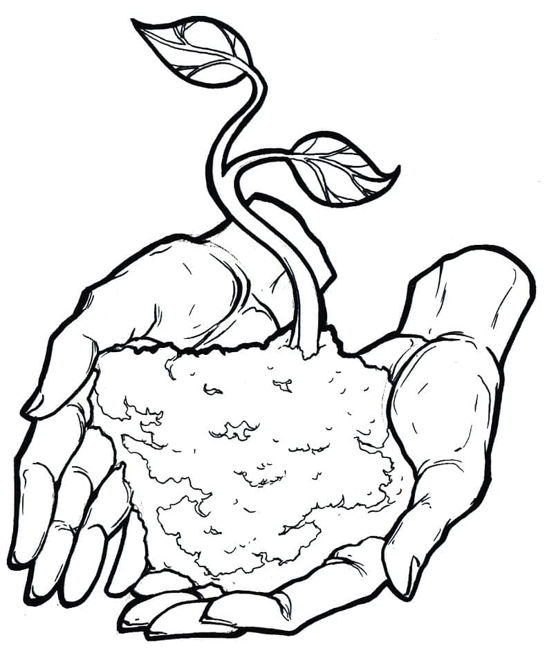 Protecting Our Planet coloring page