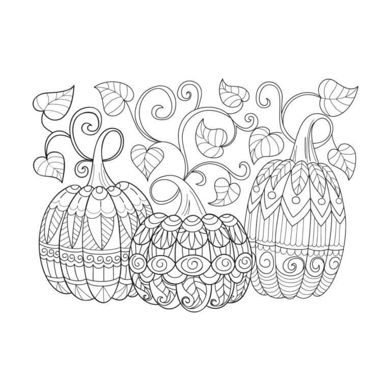 Relaxing Three Pumpkins