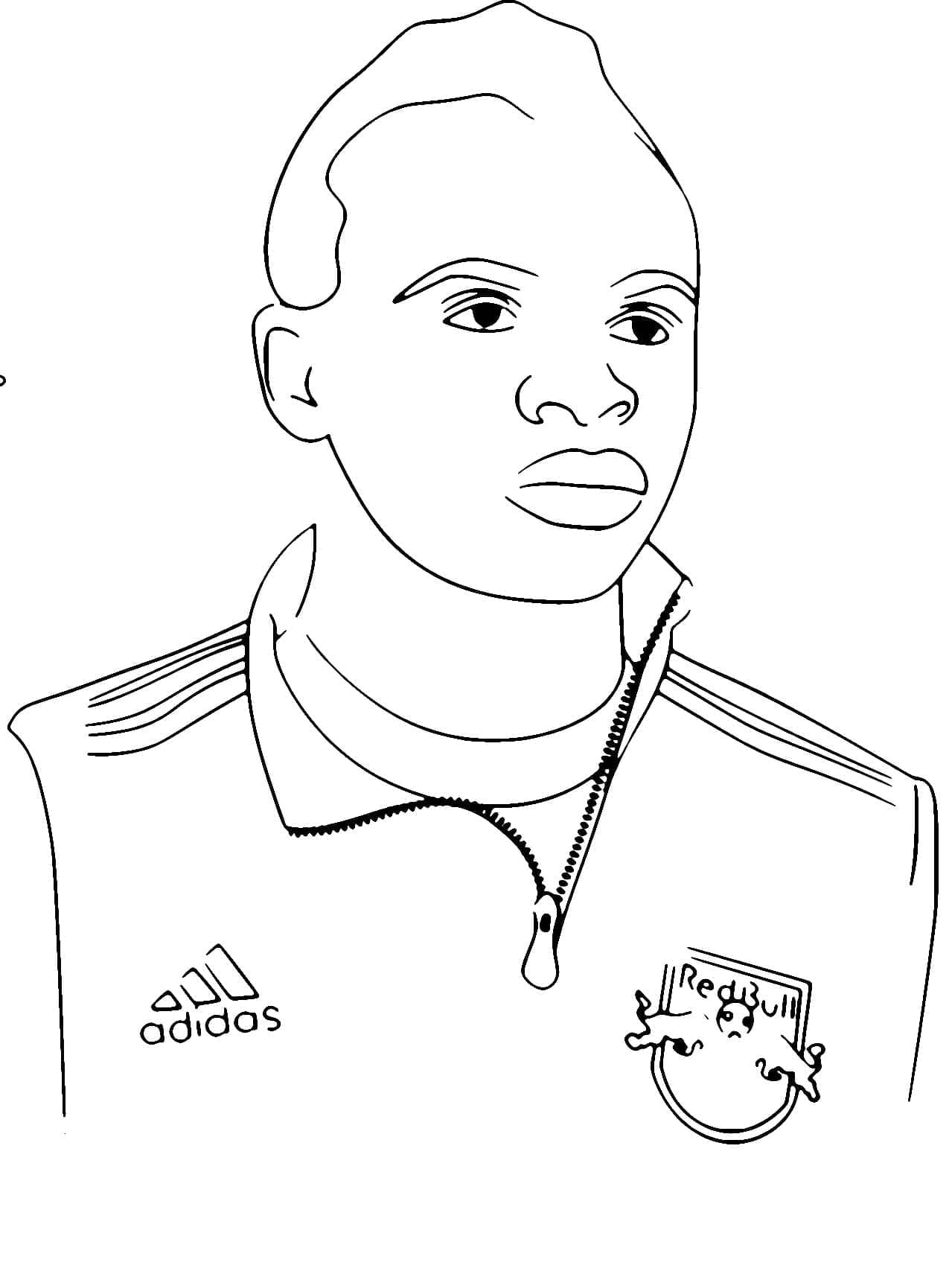 Sadio Mane coloring pages