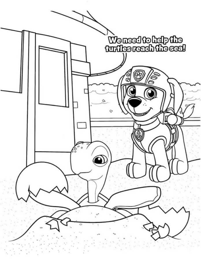 Save The Sea Turtles coloring page