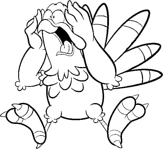 baby turkey coloring pages