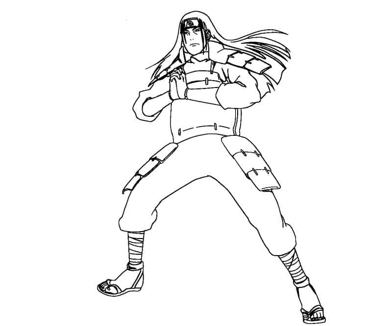 Senju Hashirama Printable coloring page