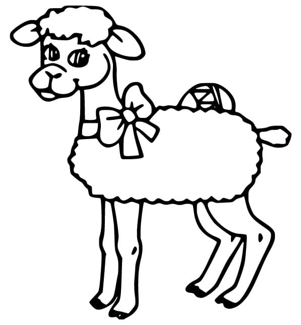 Sheep For Free coloring page