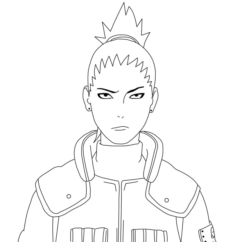 Shikamaru Nara Free Printable