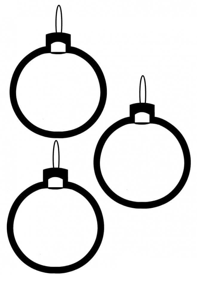 Simple Christmas Ornaments coloring page - Download, Print or Color ...