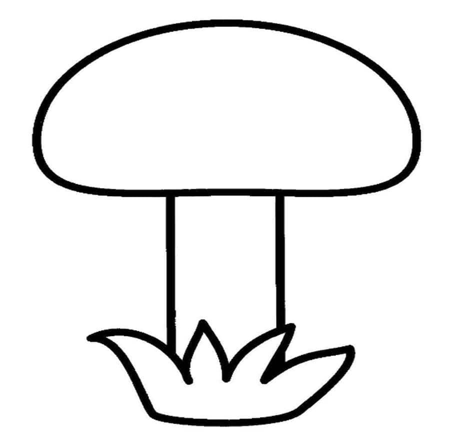 Simple Mushroom for Toddler