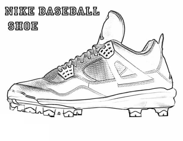 Special Shoes For Basketball coloring page