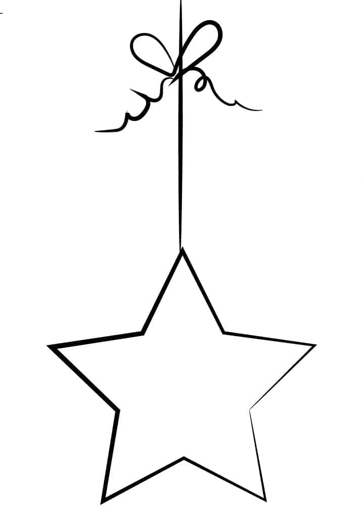 Star Christmas Ornament