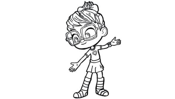 The Main Character Of The Animated Series coloring page - Download ...