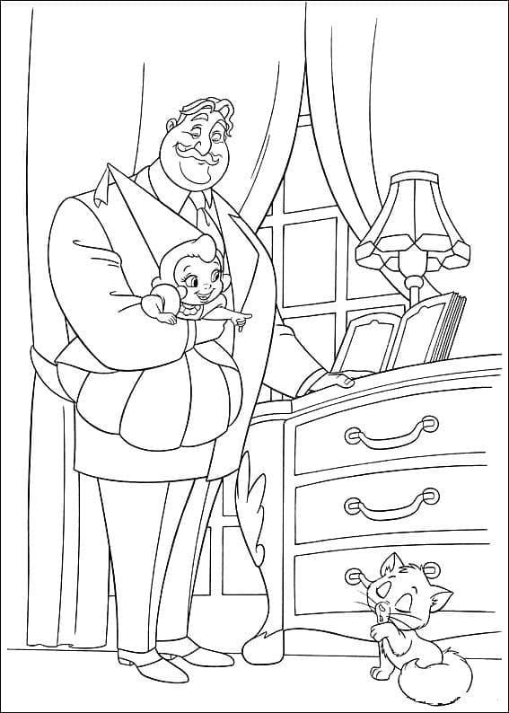 The Princess and the Frog For Children coloring page