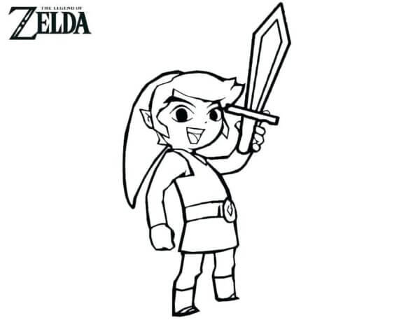 The Warrior Elf Loves Collecting Mythical Items coloring page