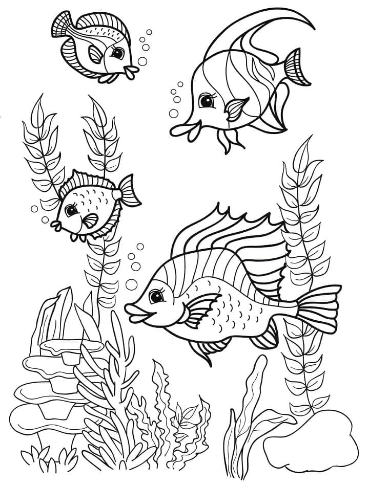 Under the Sea For Children coloring page