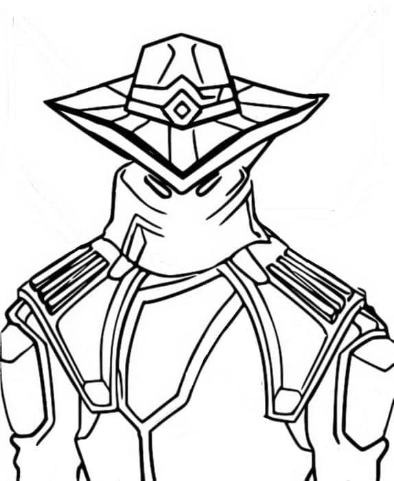 Valorant Agent Cypher coloring page