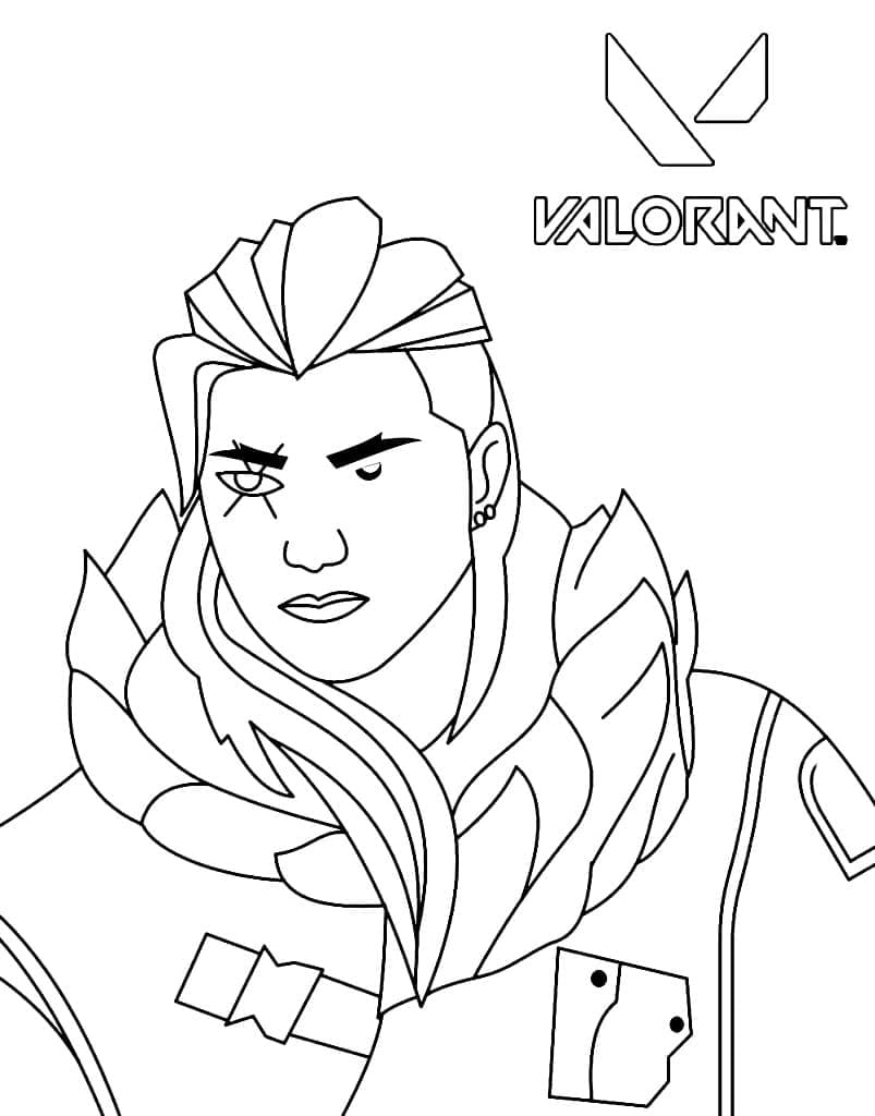 Valorant coloring pages