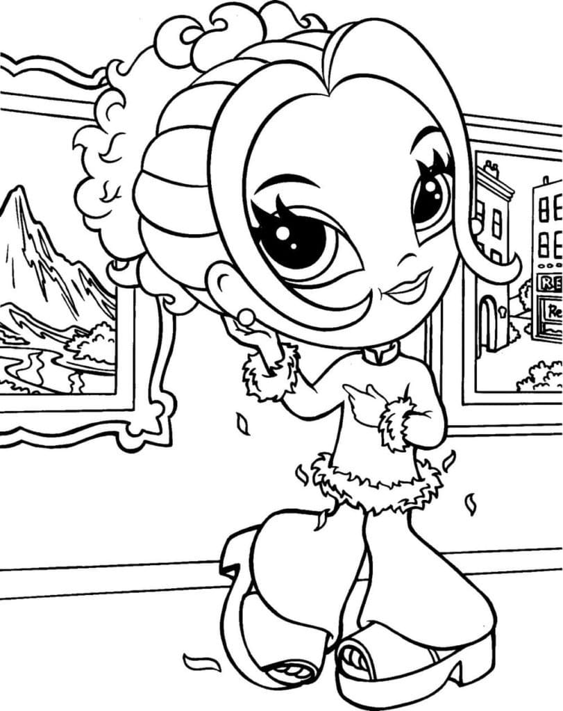 Very Cute Lisa Frank coloring page - Download, Print or Color Online ...