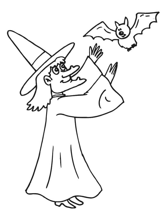 Witch and Bat