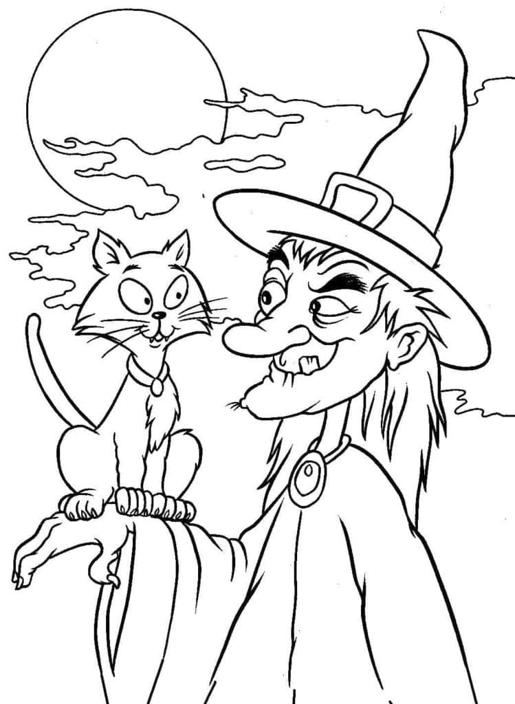 Witch and Cat