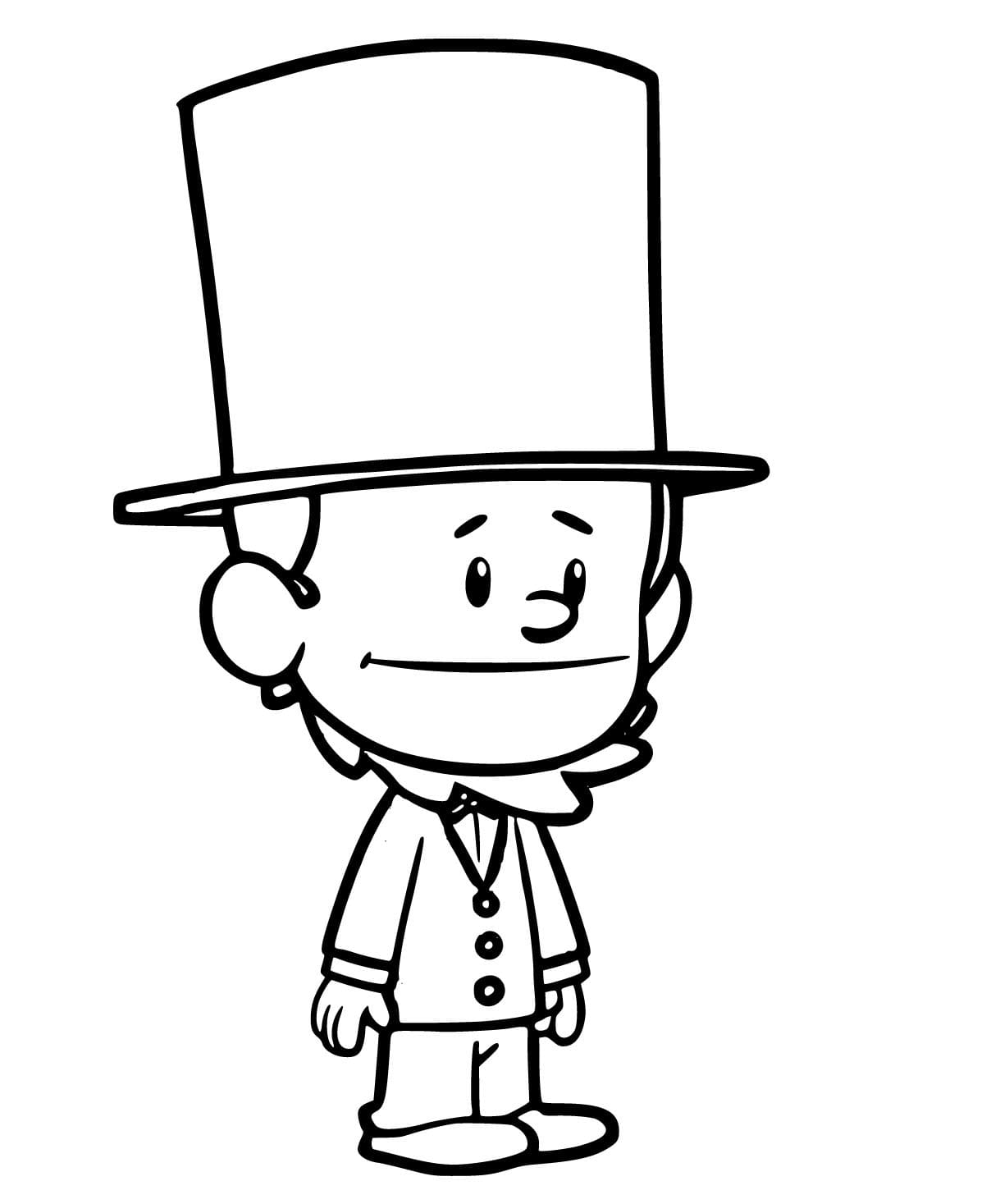 free coloring pages of abraham lincoln