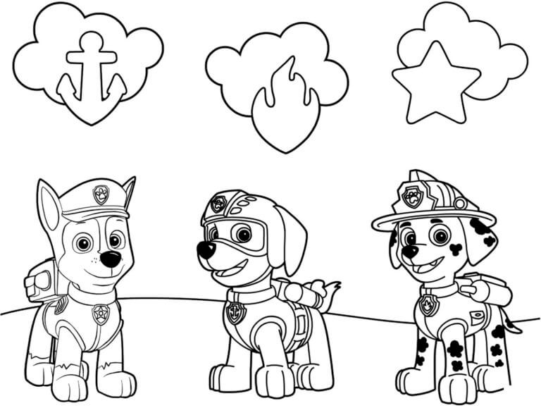 Zuma And Friends coloring page