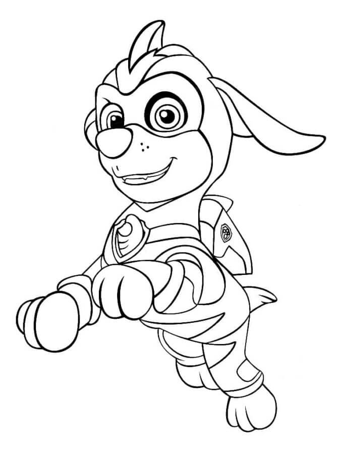 Zuma Jumping coloring page