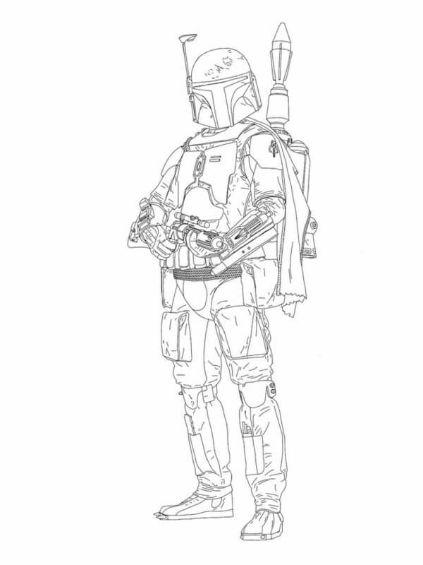 Cool Mandalorian Standing