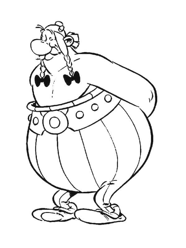 Cute Big Guy coloring page