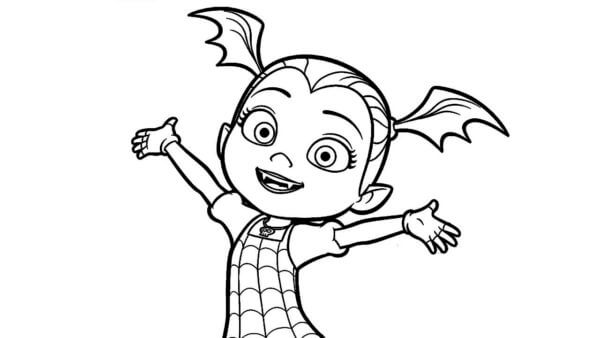 vampirina free coloring pages