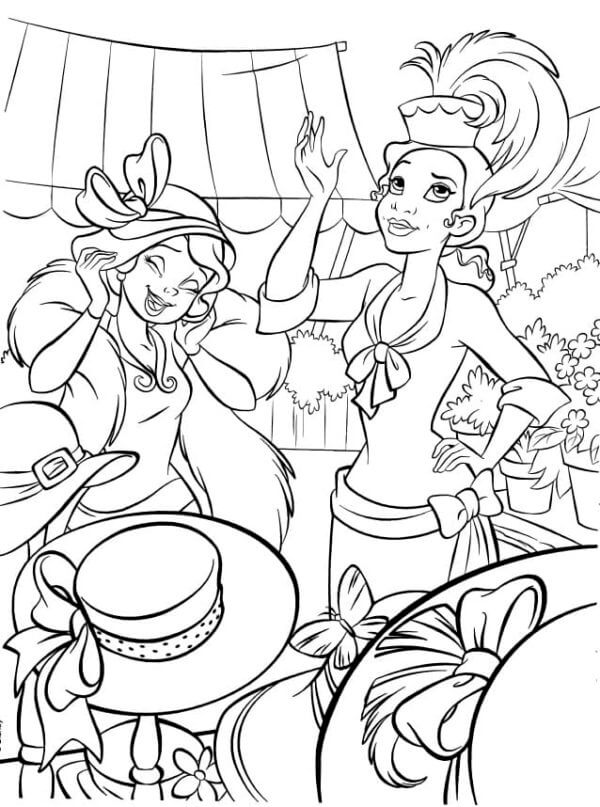 Fascinating Shopping coloring page