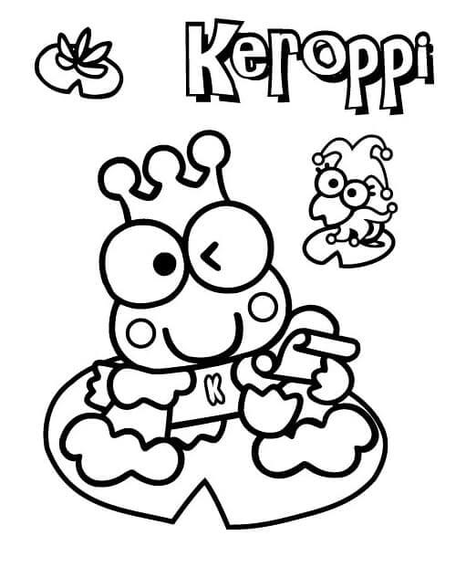 Friendly Frogs Live In Donut Pond coloring page - Download, Print or Color  Online for Free