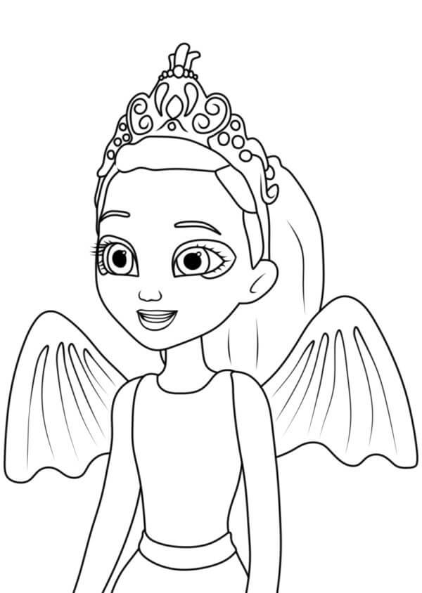 Fun Character of Enchantimals coloring page