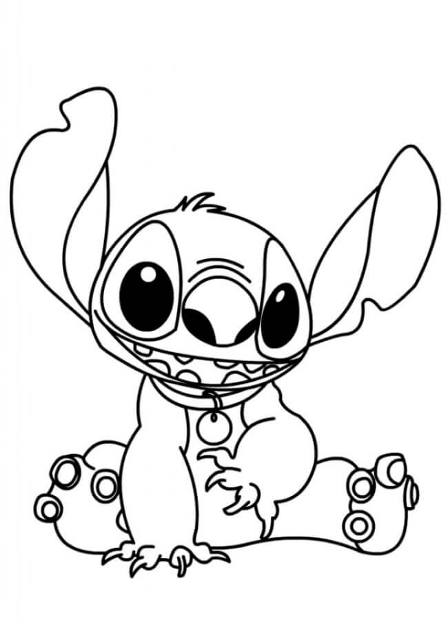 Good Stitch coloring page