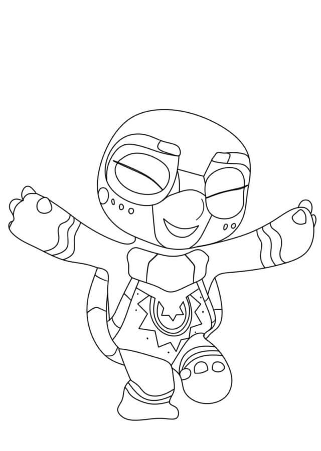 Great Eddy Turtle coloring page