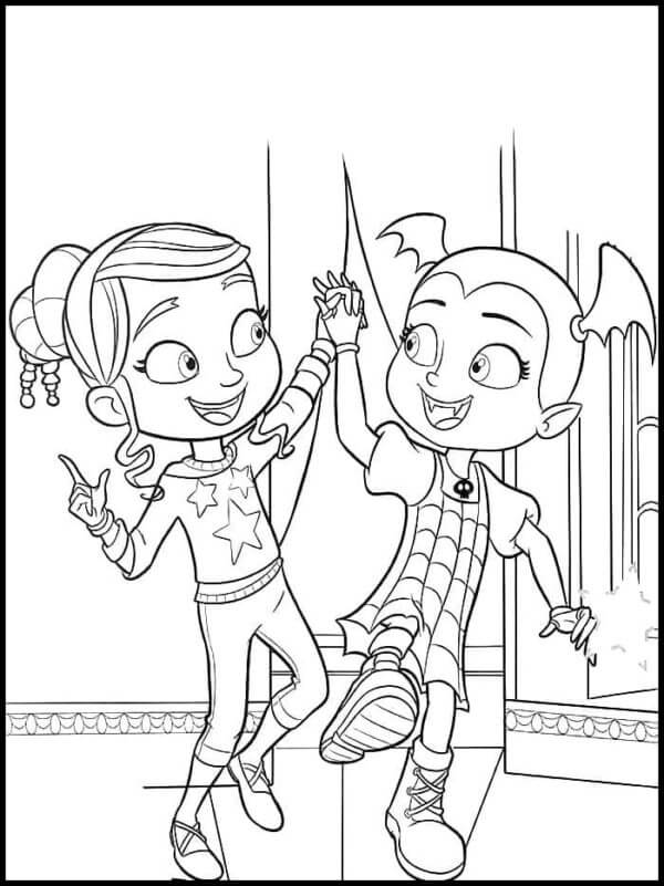 Incendiary Dancing With The Best Girlfriend coloring page