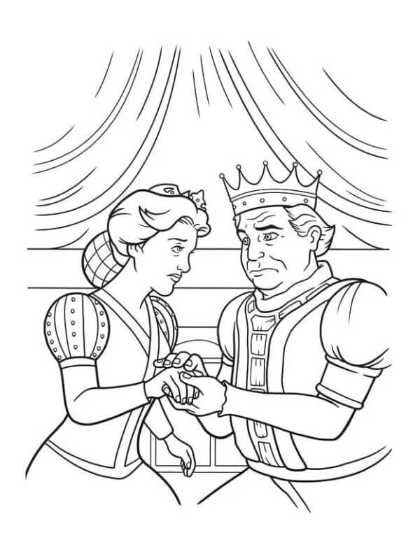King And Queen coloring page - Download, Print or Color Online for Free