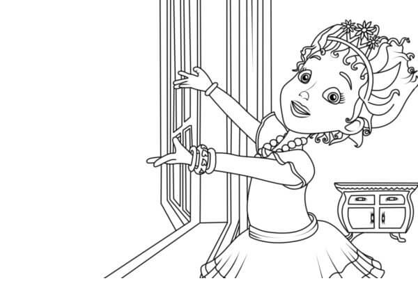 Nancy Clancy coloring page