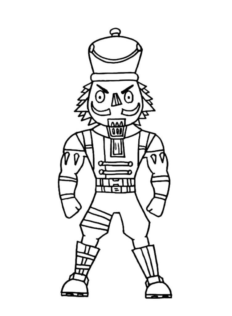 Nutcracker Fortnite coloring page - Download, Print or Color Online for ...