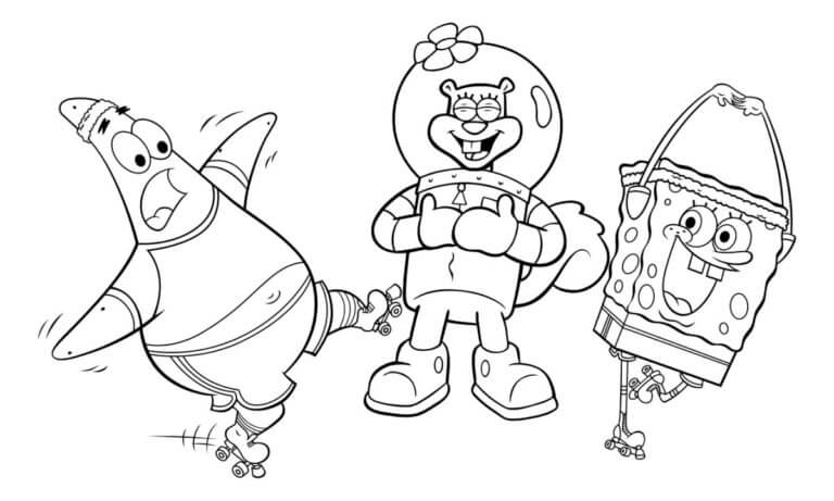 Sandy And Her Best Friends coloring page - Download, Print or Color ...