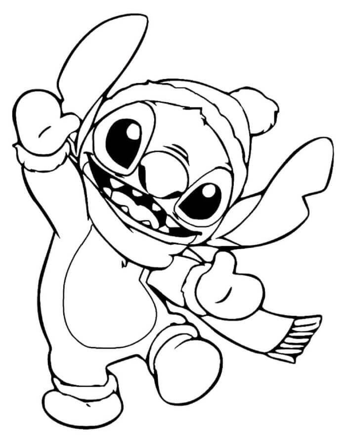 stitch disney coloring pages