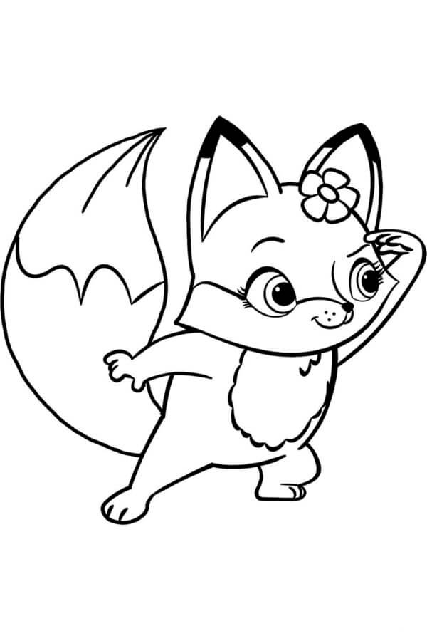 Sweet Animals In Enchantimals coloring page