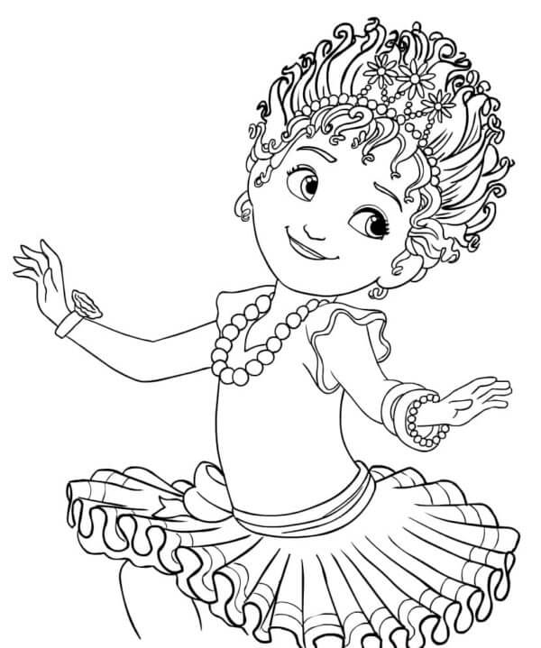 Sweet Nancy Clancy coloring page