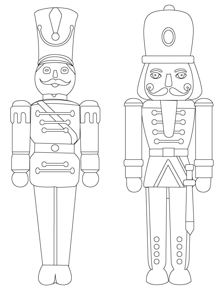 The Soldier And The Nutcracker coloring page