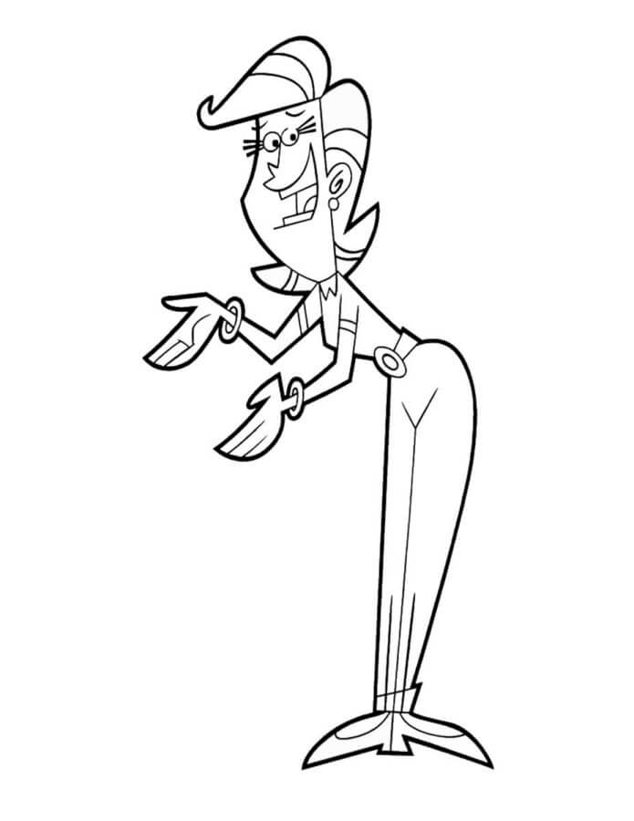 Timmy Turner’s Mom coloring page