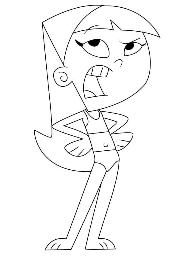 Trixie Tang coloring page