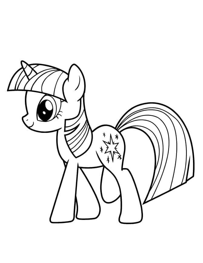 Twilight Sparkle Walking coloring page - Download, Print or Color ...