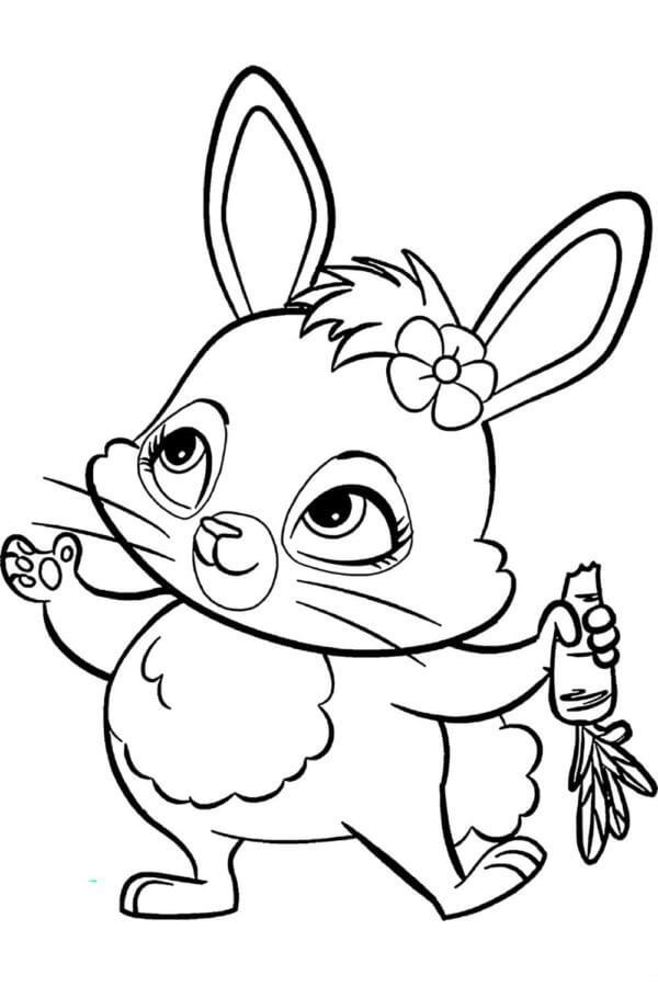 Twist With a Carrot coloring page