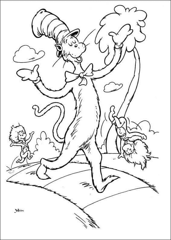 A Walk Through a Magical Land coloring page