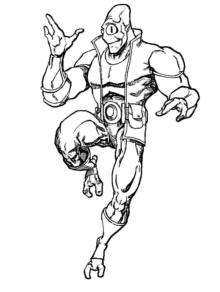 Allen from Invincible coloring page