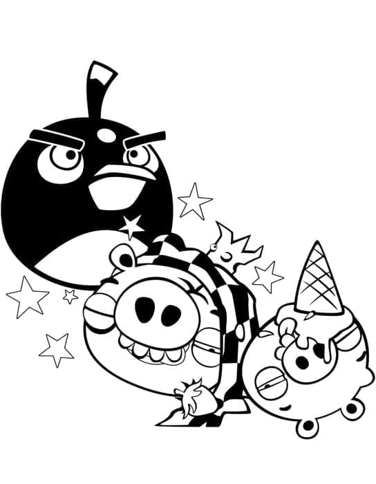 Angry Birds Game coloring page - Download, Print or Color Online for Free