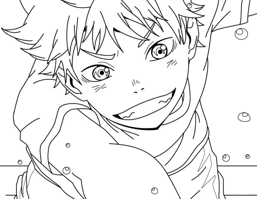 Awesome Shoyo Hinata coloring page